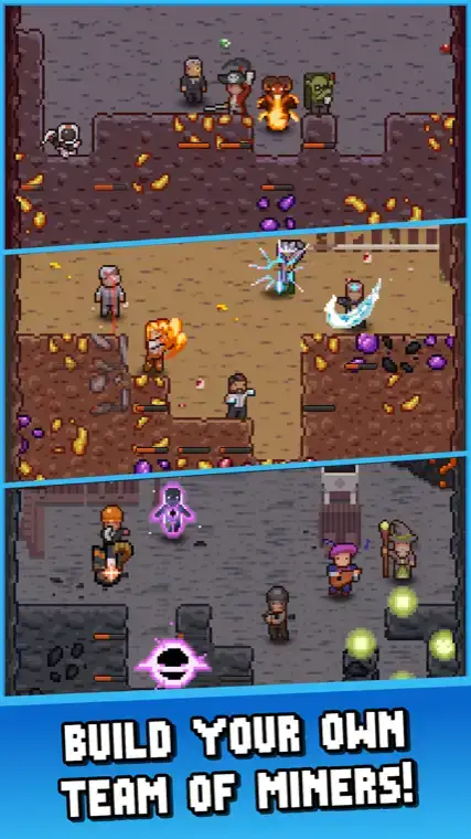 Gameplay screenshot of Idle Cave Miner