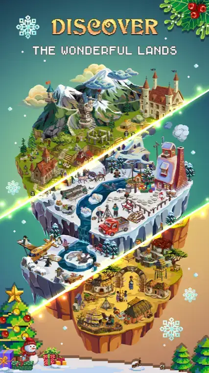 Gameplay screenshot of Color Island: Pixel Art